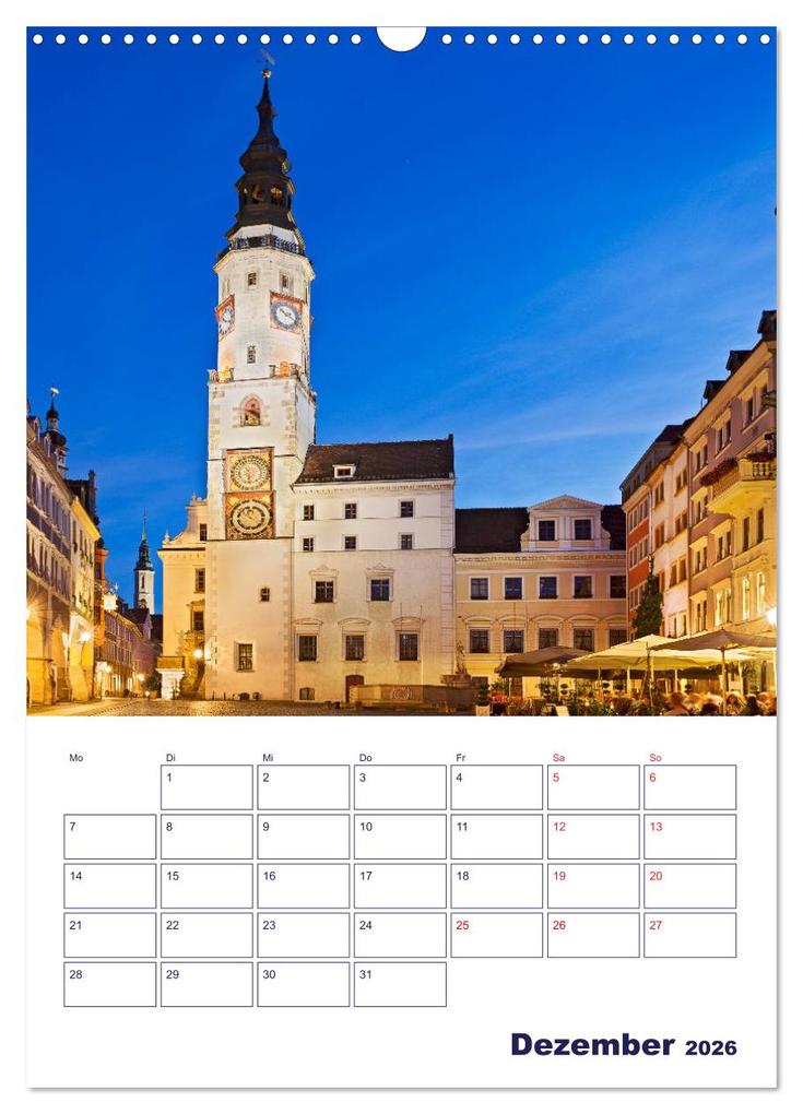 Weitere Ansicht: GÖRLITZ - Kleinod in der Lausitz (Wandkalender 2026 DIN A3 hoch), CALVENDO Monatskalender | U boeTtchEr, Calvendo