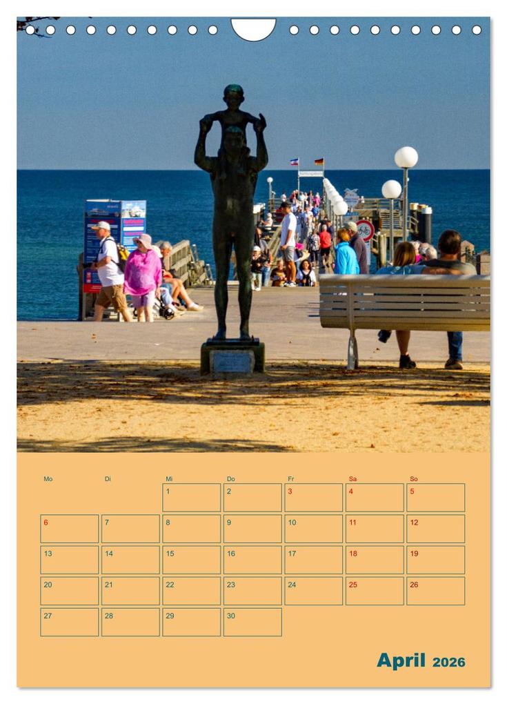 Weitere Ansicht: Ostseebad Kühlungsborn Terminplaner (Wandkalender 2026 DIN A4 hoch), CALVENDO Monatskalender | Holger Felix, Calvendo