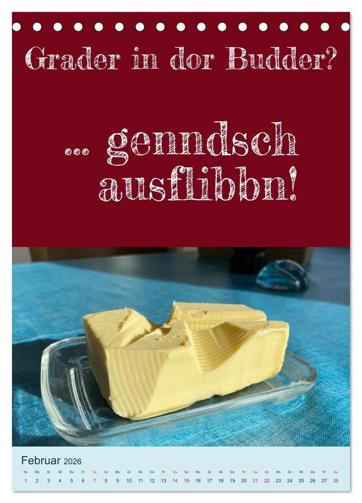 Weitere Ansicht: Ni schwäbborn! Mundart und Dialekt Kalender Sachsen (Tischkalender 2026 DIN A5 hoch), CALVENDO Monatskalender | Sächsmaschine Sächsmaschine, Calvendo, Sächsmaschine