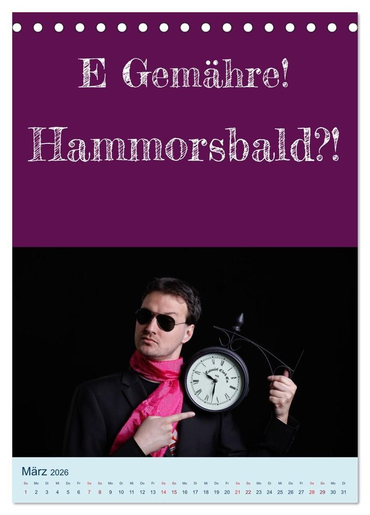 Weitere Ansicht: Ni schwäbborn! Mundart und Dialekt Kalender Sachsen (Tischkalender 2026 DIN A5 hoch), CALVENDO Monatskalender | Sächsmaschine Sächsmaschine, Calvendo, Sächsmaschine