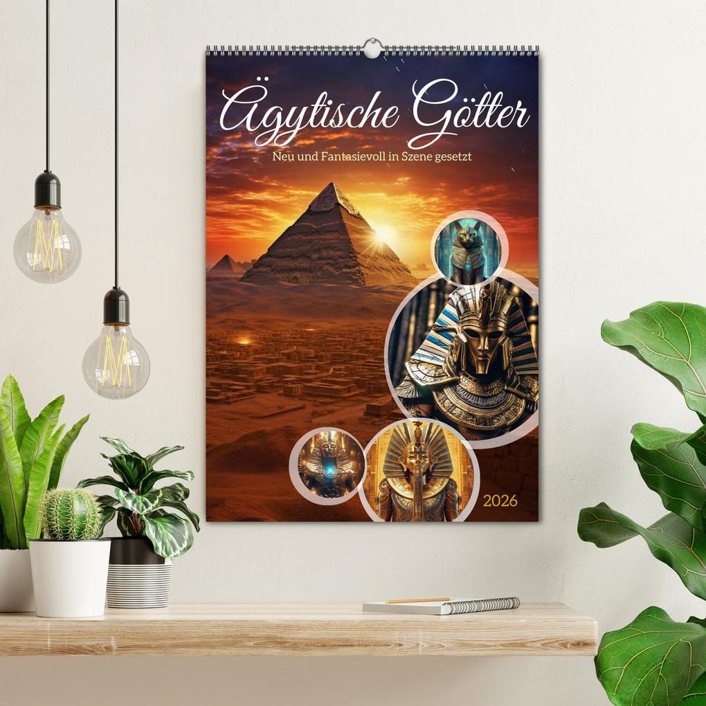 Weitere Ansicht: Ägytische Götter (Wandkalender 2026 DIN A2 hoch), CALVENDO Monatskalender | Steffen Gierok-Latniak, Calvendo