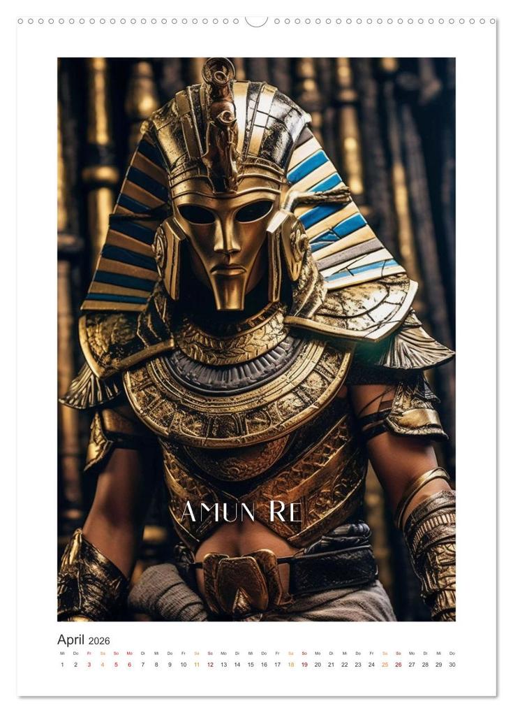 Weitere Ansicht: Ägytische Götter (Wandkalender 2026 DIN A2 hoch), CALVENDO Monatskalender | Steffen Gierok-Latniak, Calvendo