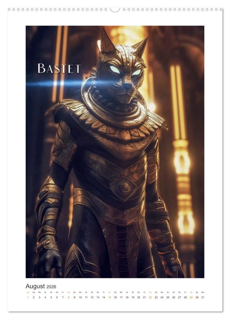 Weitere Ansicht: Ägytische Götter (Wandkalender 2026 DIN A2 hoch), CALVENDO Monatskalender | Steffen Gierok-Latniak, Calvendo