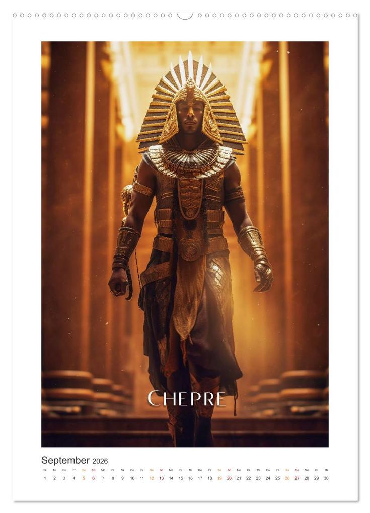 Weitere Ansicht: Ägytische Götter (Wandkalender 2026 DIN A2 hoch), CALVENDO Monatskalender | Steffen Gierok-Latniak, Calvendo