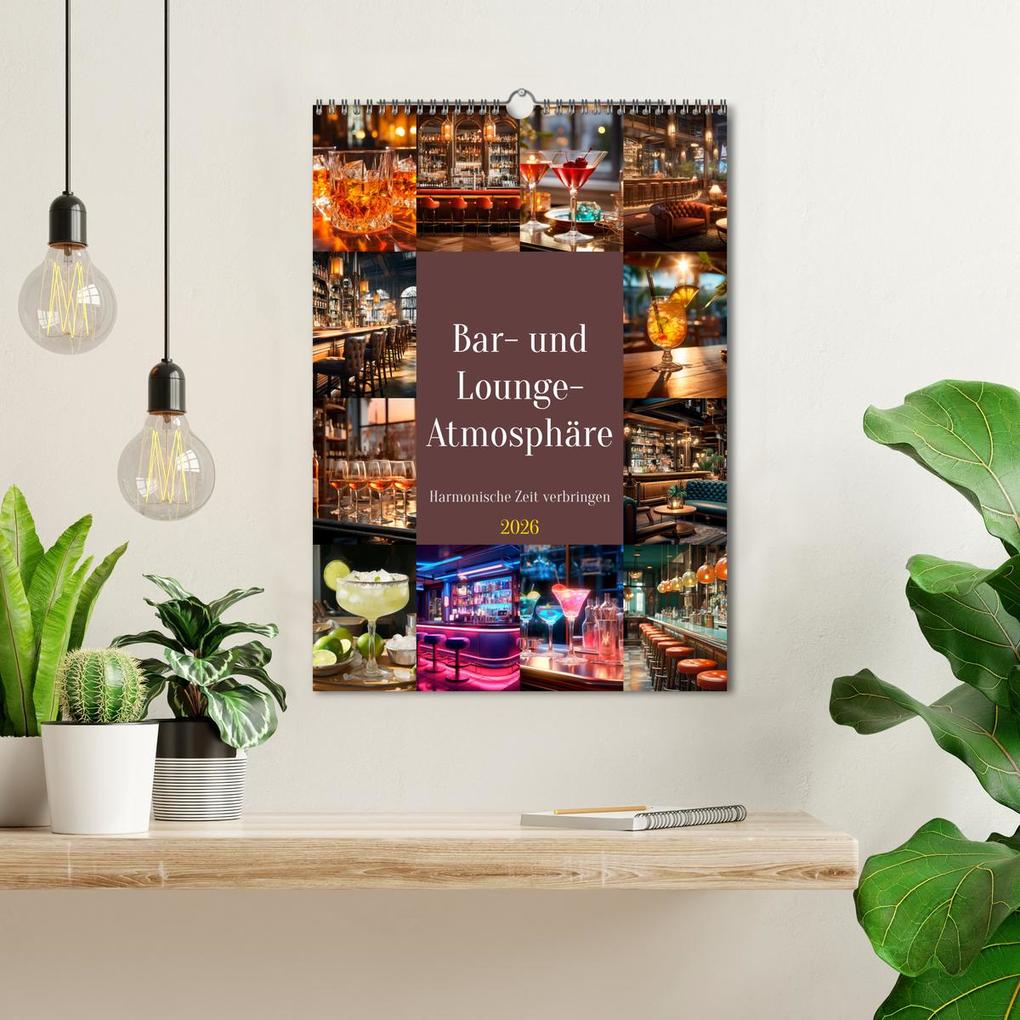 Weitere Ansicht: Bar- und Lounge-Atmosphäre (Wandkalender 2026 DIN A3 hoch), CALVENDO Monatskalender | Melanie Viola, Calvendo
