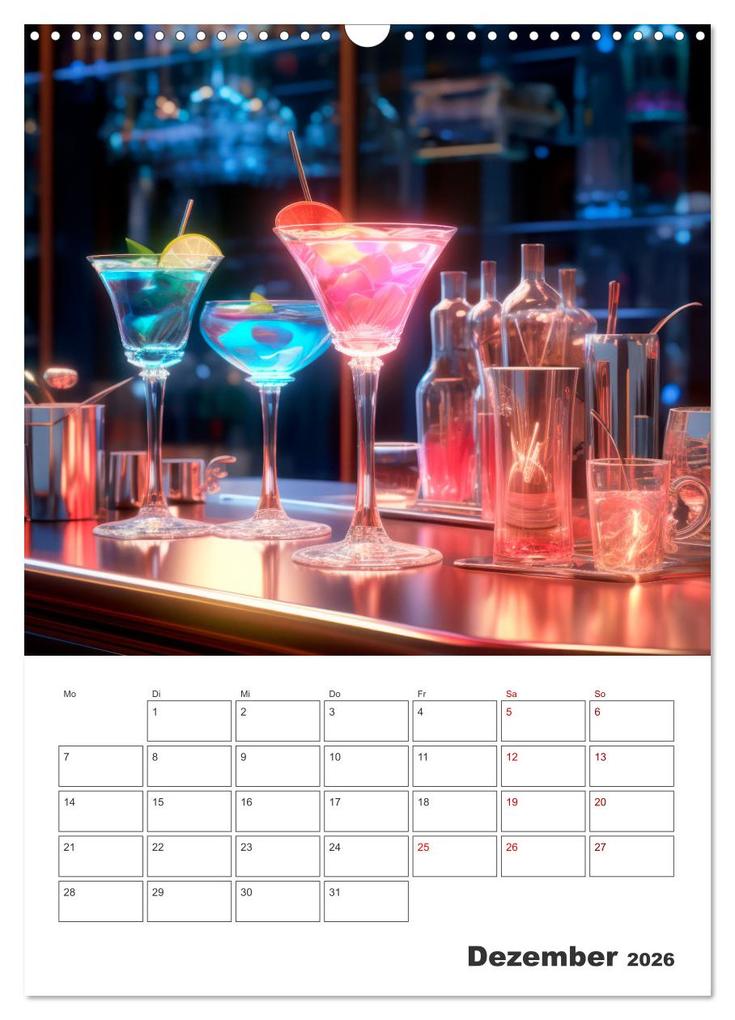 Weitere Ansicht: Bar- und Lounge-Atmosphäre (Wandkalender 2026 DIN A3 hoch), CALVENDO Monatskalender | Melanie Viola, Calvendo