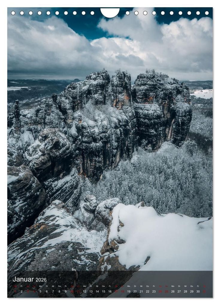 Weitere Ansicht: Reise durch die Sächsische Schweiz (Wandkalender 2026 DIN A4 hoch), CALVENDO Monatskalender | Stefan Becker, Calvendo