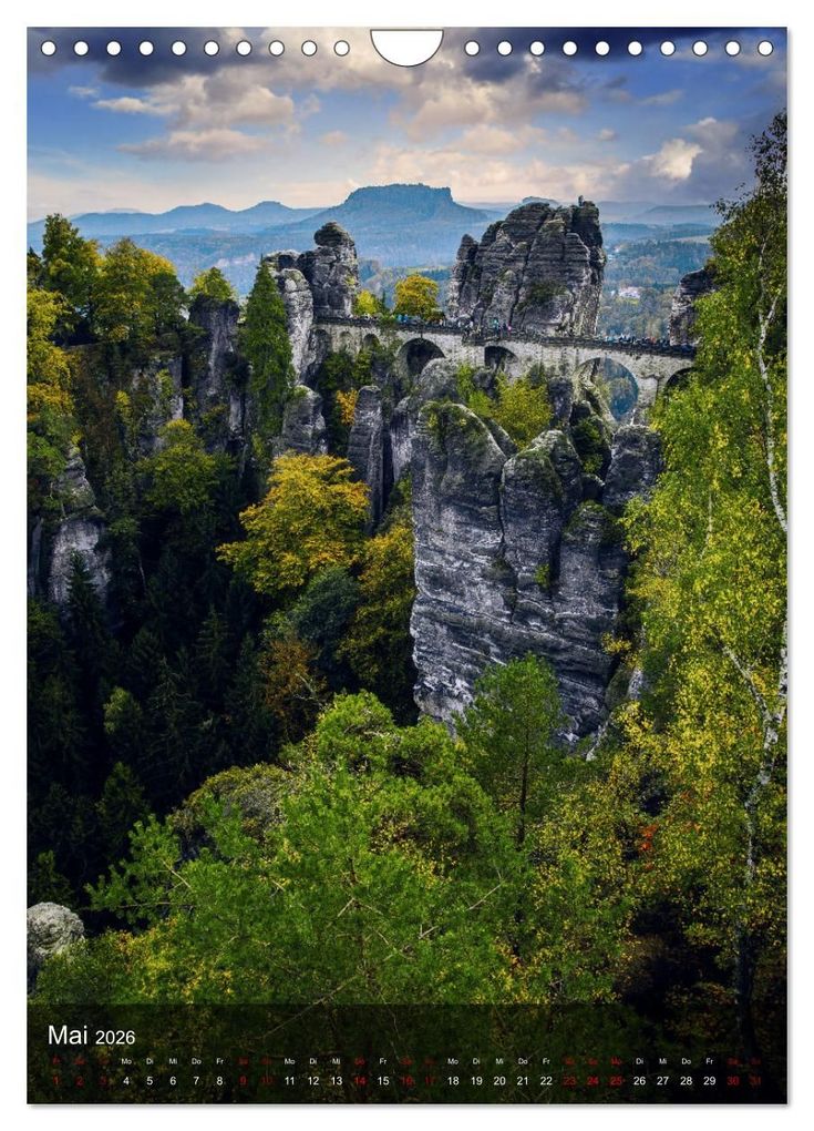 Weitere Ansicht: Reise durch die Sächsische Schweiz (Wandkalender 2026 DIN A4 hoch), CALVENDO Monatskalender | Stefan Becker, Calvendo