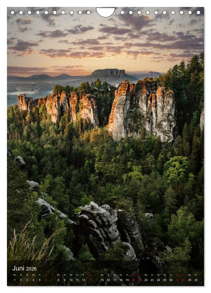 Weitere Ansicht: Reise durch die Sächsische Schweiz (Wandkalender 2026 DIN A4 hoch), CALVENDO Monatskalender | Stefan Becker, Calvendo