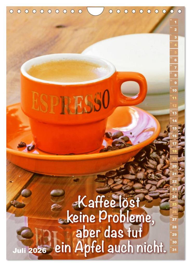 Weitere Ansicht: Kaffeestunde: Die Welt der Baristas (Wandkalender 2026 DIN A4 hoch), CALVENDO Monatskalender | CALVENDO CALVENDO, Calvendo