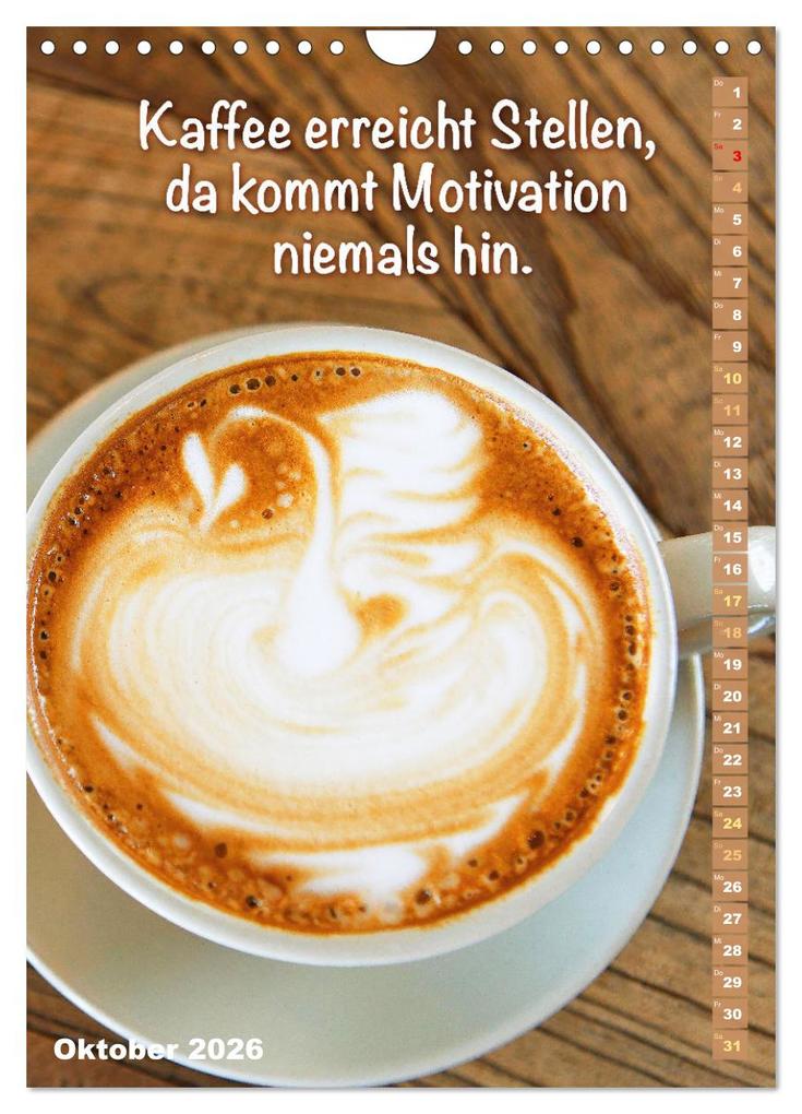 Weitere Ansicht: Kaffeestunde: Die Welt der Baristas (Wandkalender 2026 DIN A4 hoch), CALVENDO Monatskalender | CALVENDO CALVENDO, Calvendo