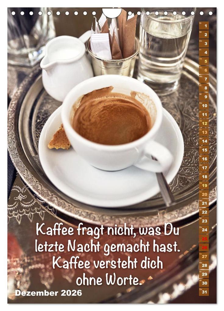 Weitere Ansicht: Kaffeestunde: Die Welt der Baristas (Wandkalender 2026 DIN A4 hoch), CALVENDO Monatskalender | CALVENDO CALVENDO, Calvendo