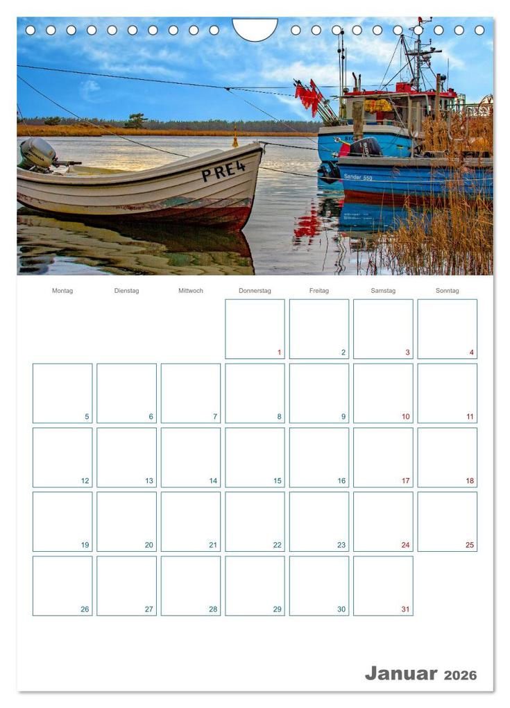 Weitere Ansicht: Ostseebad Prerow - Darßer Momente - Terminplaner (Wandkalender 2026 DIN A4 hoch), CALVENDO Monatskalender | Holger Felix, Calvendo