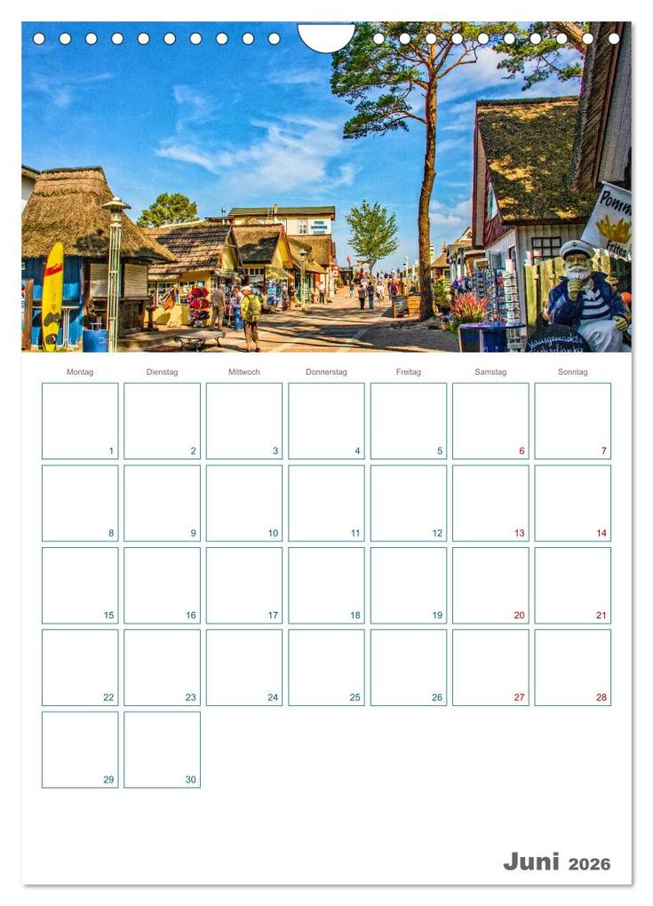 Weitere Ansicht: Ostseebad Prerow - Darßer Momente - Terminplaner (Wandkalender 2026 DIN A4 hoch), CALVENDO Monatskalender | Holger Felix, Calvendo