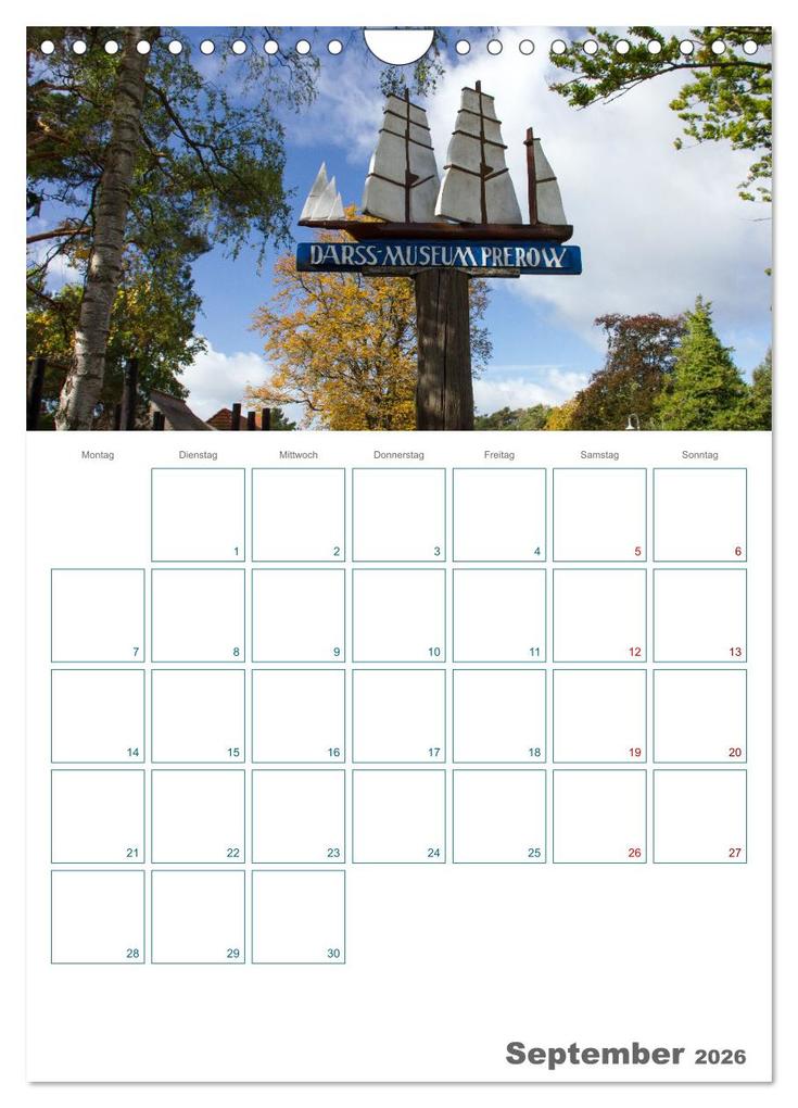 Weitere Ansicht: Ostseebad Prerow - Darßer Momente - Terminplaner (Wandkalender 2026 DIN A4 hoch), CALVENDO Monatskalender | Holger Felix, Calvendo