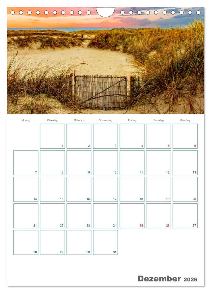 Weitere Ansicht: Ostseebad Prerow - Darßer Momente - Terminplaner (Wandkalender 2026 DIN A4 hoch), CALVENDO Monatskalender | Holger Felix, Calvendo