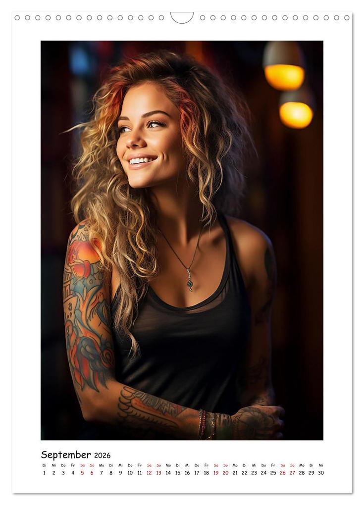 Weitere Ansicht: Tattoo to me too (Wandkalender 2026 DIN A3 hoch), CALVENDO Monatskalender | Kerstin Waurick, Calvendo