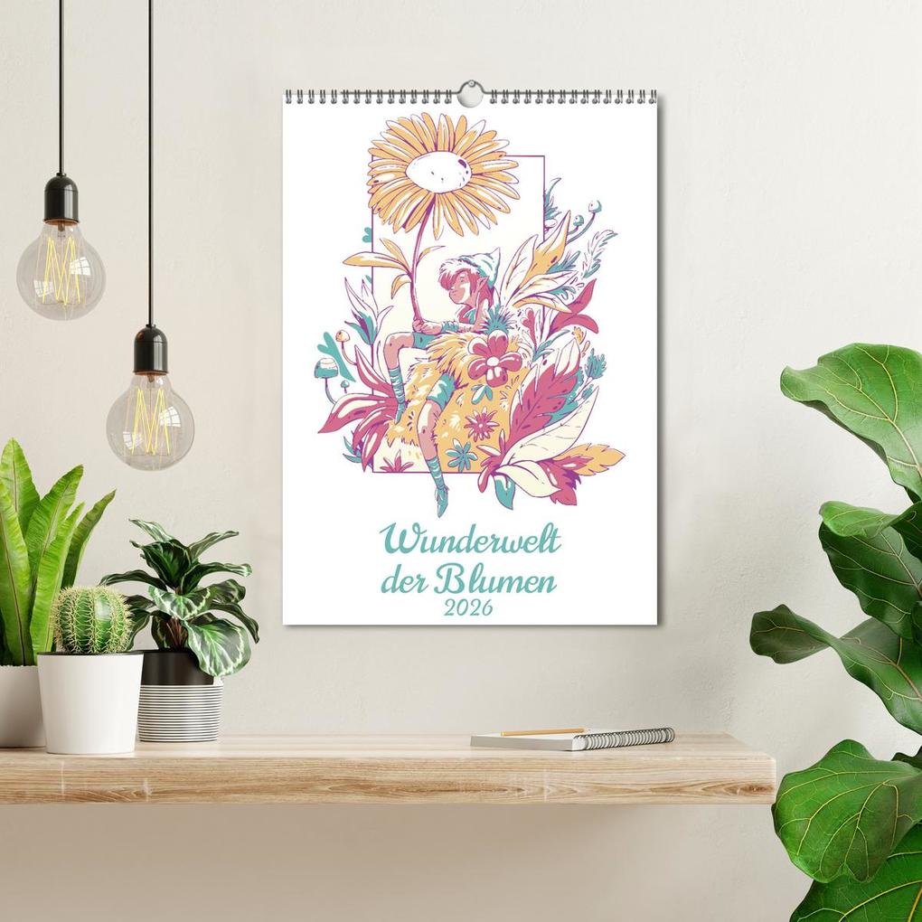 Weitere Ansicht: Wunderwelt der Blumen (Wandkalender 2026 DIN A3 hoch), CALVENDO Monatskalender | Luca Schmidt, Calvendo