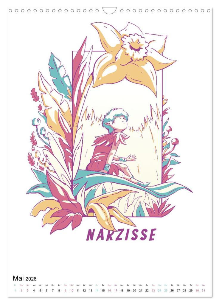 Weitere Ansicht: Wunderwelt der Blumen (Wandkalender 2026 DIN A3 hoch), CALVENDO Monatskalender | Luca Schmidt, Calvendo