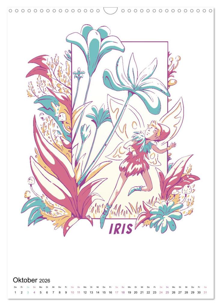 Weitere Ansicht: Wunderwelt der Blumen (Wandkalender 2026 DIN A3 hoch), CALVENDO Monatskalender | Luca Schmidt, Calvendo