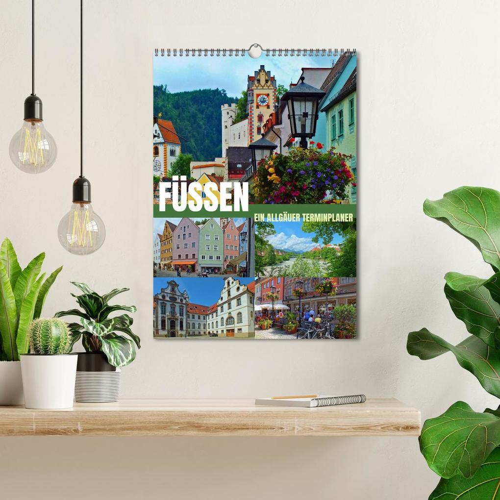 Weitere Ansicht: Füssen - Ein Allgäuer Terminplaner (Wandkalender 2026 DIN A3 hoch), CALVENDO Monatskalender | Holger Felix, Calvendo