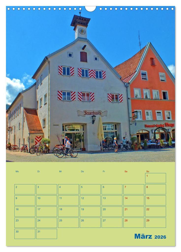 Weitere Ansicht: Füssen - Ein Allgäuer Terminplaner (Wandkalender 2026 DIN A3 hoch), CALVENDO Monatskalender | Holger Felix, Calvendo