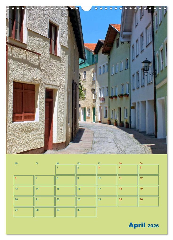 Weitere Ansicht: Füssen - Ein Allgäuer Terminplaner (Wandkalender 2026 DIN A3 hoch), CALVENDO Monatskalender | Holger Felix, Calvendo
