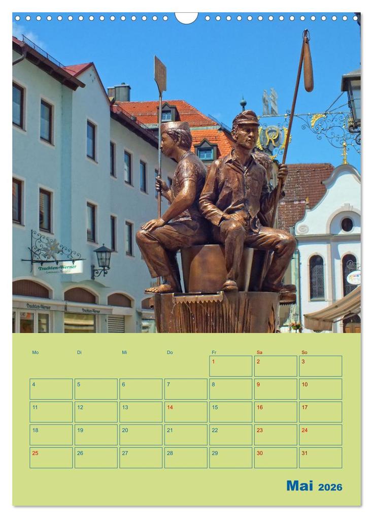 Weitere Ansicht: Füssen - Ein Allgäuer Terminplaner (Wandkalender 2026 DIN A3 hoch), CALVENDO Monatskalender | Holger Felix, Calvendo