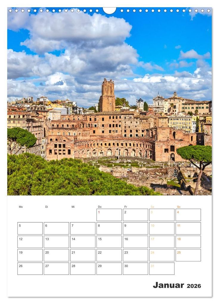 Weitere Ansicht: Rom - Kunst, Kultur und Geschichte (Wandkalender 2026 DIN A3 hoch), CALVENDO Monatskalender | Dieter Meyer, Calvendo