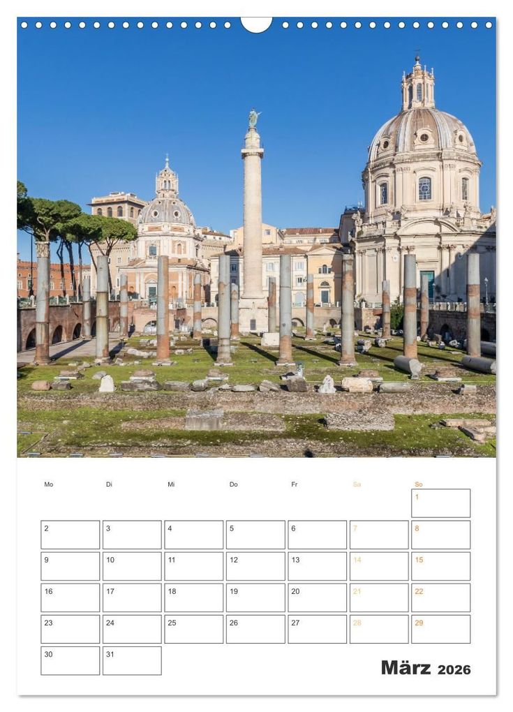 Weitere Ansicht: Rom - Kunst, Kultur und Geschichte (Wandkalender 2026 DIN A3 hoch), CALVENDO Monatskalender | Dieter Meyer, Calvendo