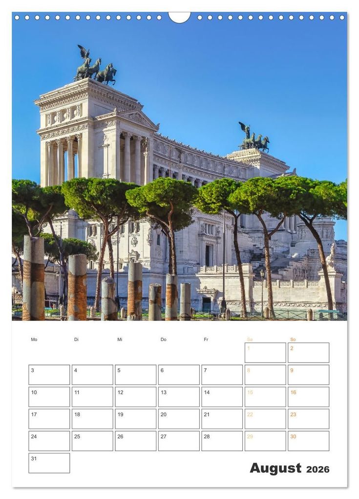 Weitere Ansicht: Rom - Kunst, Kultur und Geschichte (Wandkalender 2026 DIN A3 hoch), CALVENDO Monatskalender | Dieter Meyer, Calvendo