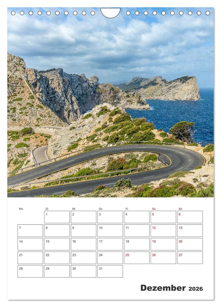 Weitere Ansicht: Mallorca - Traumhafte Insel auf der Sonnenseite (Wandkalender 2026 DIN A4 hoch), CALVENDO Monatskalender | Dieter Meyer, Calvendo