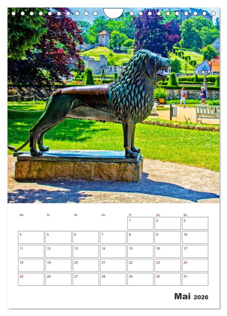Weitere Ansicht: Blankenburg am Harz - Terminplaner (Wandkalender 2026 DIN A4 hoch), CALVENDO Monatskalender | Holger Felix, Calvendo
