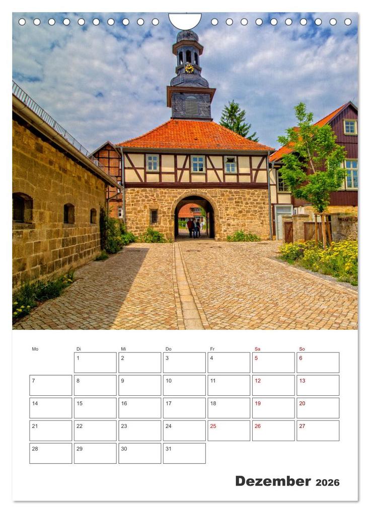 Weitere Ansicht: Blankenburg am Harz - Terminplaner (Wandkalender 2026 DIN A4 hoch), CALVENDO Monatskalender | Holger Felix, Calvendo