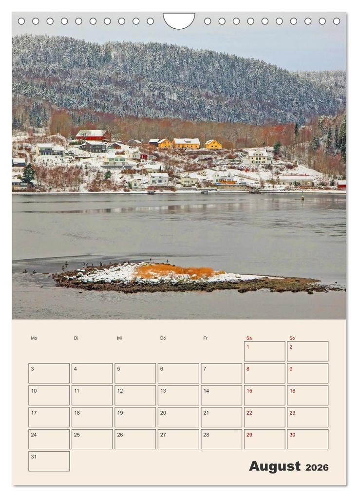 Weitere Ansicht: Winterliches Oslo - Terminplaner (Wandkalender 2026 DIN A4 hoch), CALVENDO Monatskalender | Denise Graupner, Calvendo