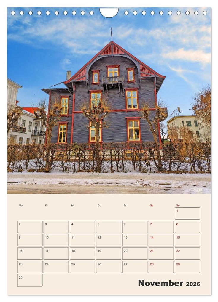 Weitere Ansicht: Winterliches Oslo - Terminplaner (Wandkalender 2026 DIN A4 hoch), CALVENDO Monatskalender | Denise Graupner, Calvendo
