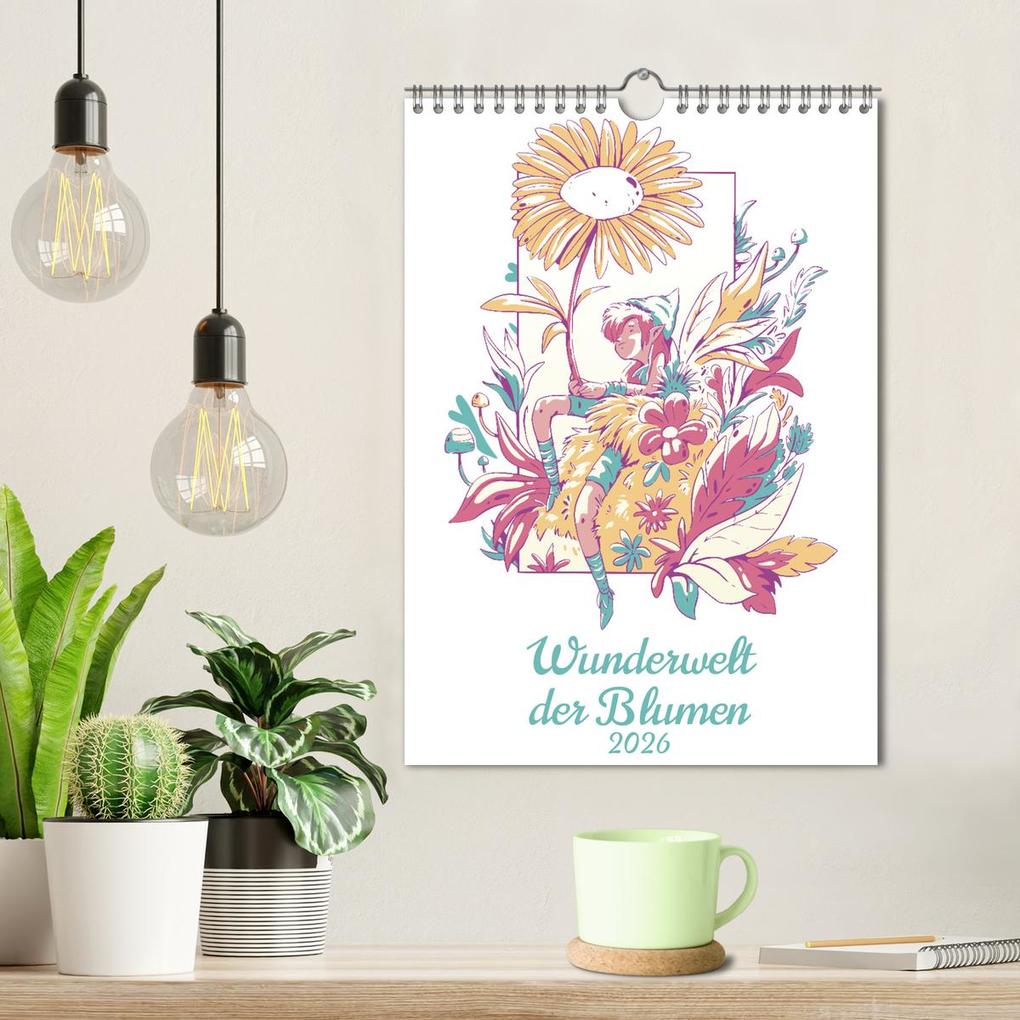 Weitere Ansicht: Wunderwelt der Blumen (Wandkalender 2026 DIN A4 hoch), CALVENDO Monatskalender | Luca Schmidt, Calvendo