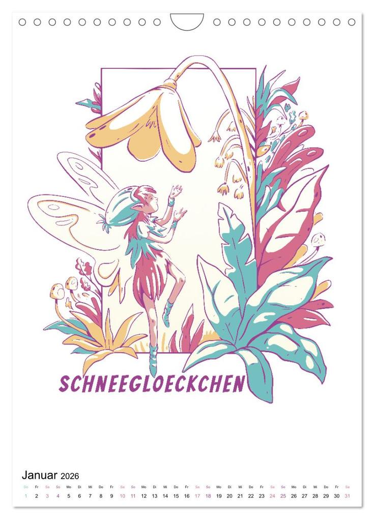 Weitere Ansicht: Wunderwelt der Blumen (Wandkalender 2026 DIN A4 hoch), CALVENDO Monatskalender | Luca Schmidt, Calvendo