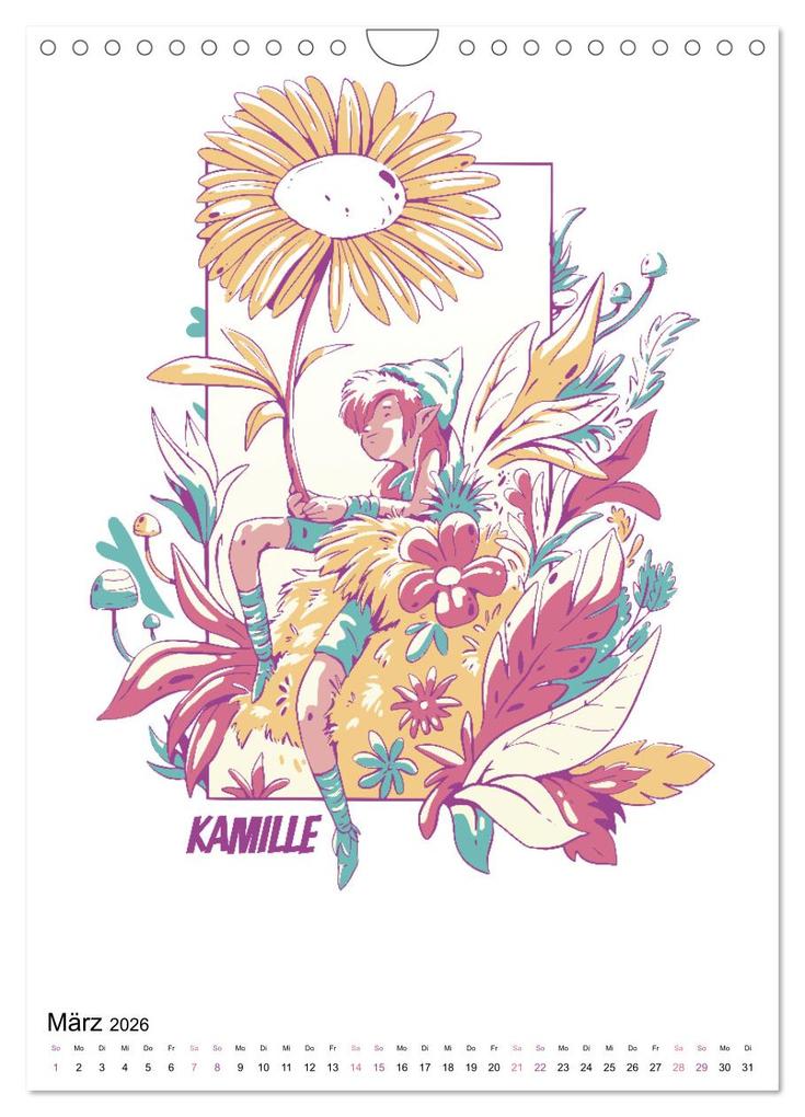 Weitere Ansicht: Wunderwelt der Blumen (Wandkalender 2026 DIN A4 hoch), CALVENDO Monatskalender | Luca Schmidt, Calvendo