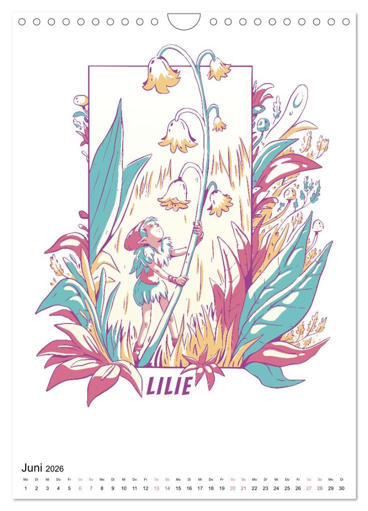 Weitere Ansicht: Wunderwelt der Blumen (Wandkalender 2026 DIN A4 hoch), CALVENDO Monatskalender | Luca Schmidt, Calvendo