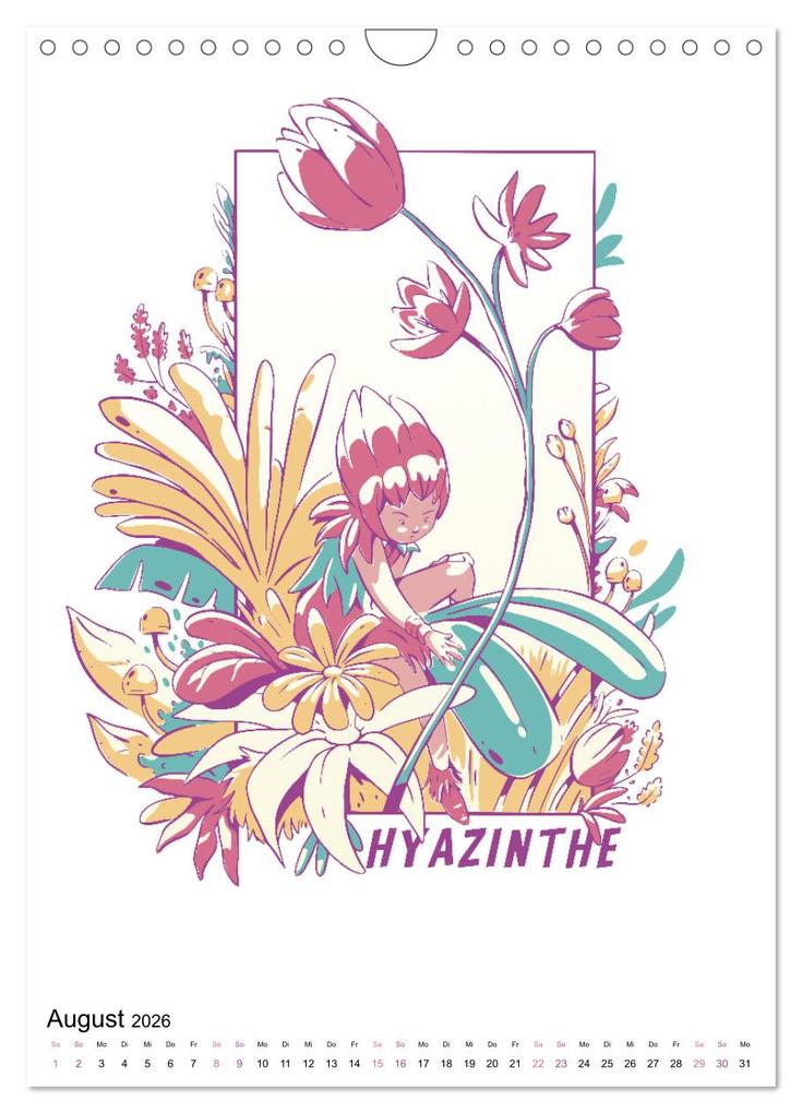 Weitere Ansicht: Wunderwelt der Blumen (Wandkalender 2026 DIN A4 hoch), CALVENDO Monatskalender | Luca Schmidt, Calvendo