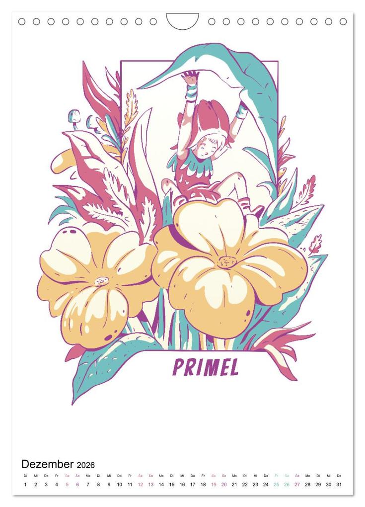 Weitere Ansicht: Wunderwelt der Blumen (Wandkalender 2026 DIN A4 hoch), CALVENDO Monatskalender | Luca Schmidt, Calvendo