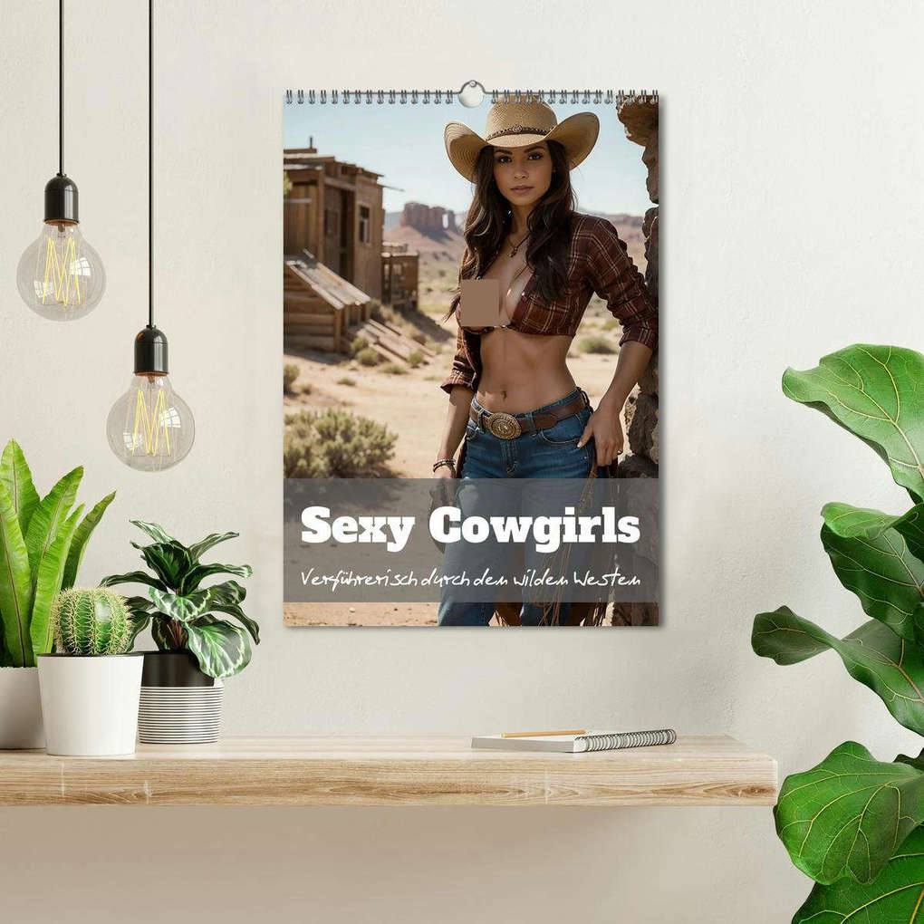 Weitere Ansicht: Sexy Cowgirls (Wandkalender 2026 DIN A3 hoch), CALVENDO Monatskalender | Ally Bee, Calvendo