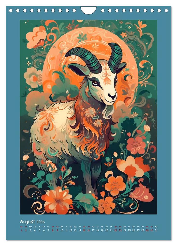 Weitere Ansicht: Chinesischer Tierkreis (Wandkalender 2026 DIN A4 hoch), CALVENDO Monatskalender | Calvendo, Kerstin Waurick