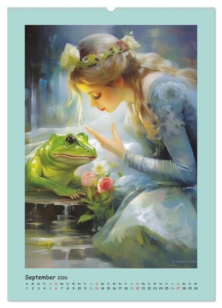 Weitere Ansicht: Zauberhafte Märchenillustrationen im Romantik-Stil (hochwertiger Premium Wandkalender 2026 DIN A2 hoch), Kunstdruck in Hochglanz | Calvendo, Rose Hurley