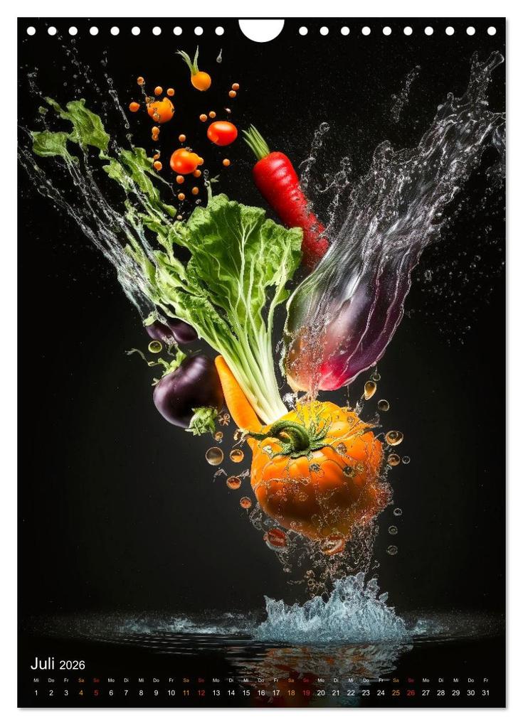 Weitere Ansicht: Cooles Gemüse (Wandkalender 2026 DIN A4 hoch), CALVENDO Monatskalender | Calvendo, Peter Roder