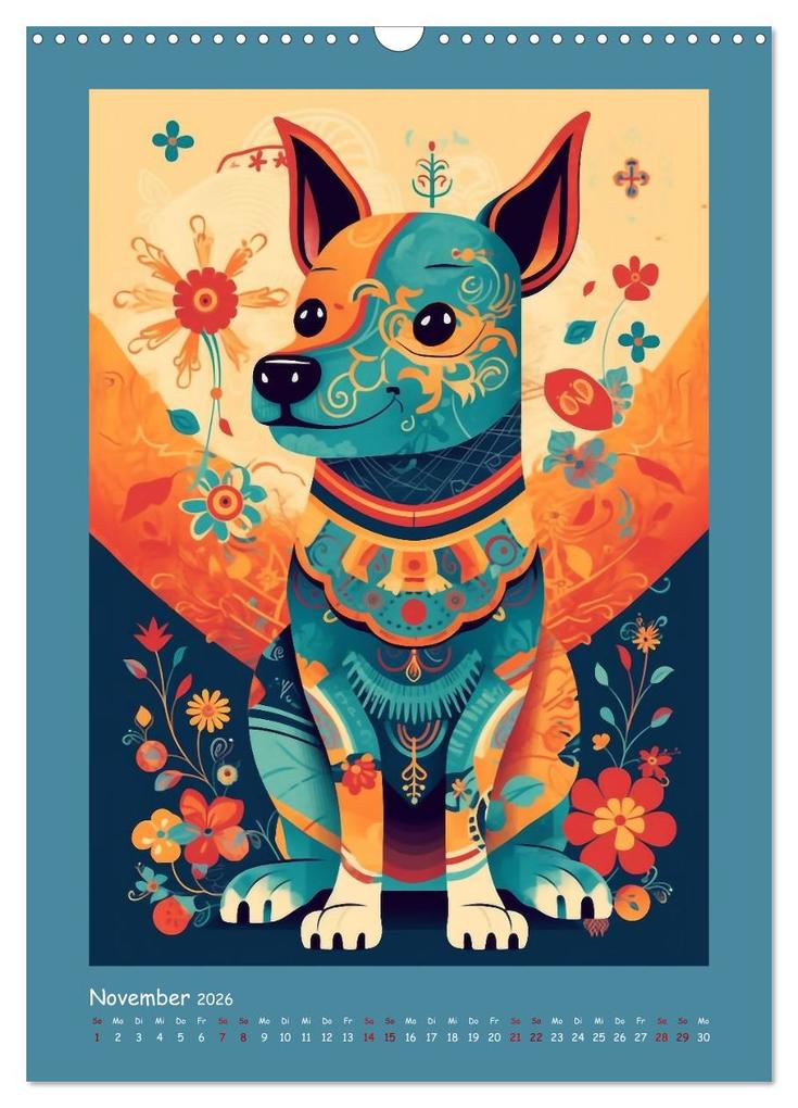 Weitere Ansicht: Chinesischer Tierkreis (Wandkalender 2026 DIN A3 hoch), CALVENDO Monatskalender | Calvendo, Kerstin Waurick