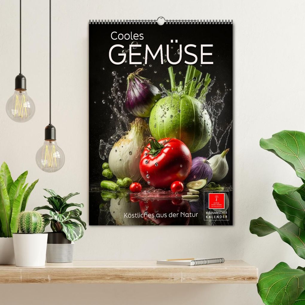 Weitere Ansicht: Cooles Gemüse (Wandkalender 2026 DIN A2 hoch), CALVENDO Monatskalender | Calvendo, Peter Roder