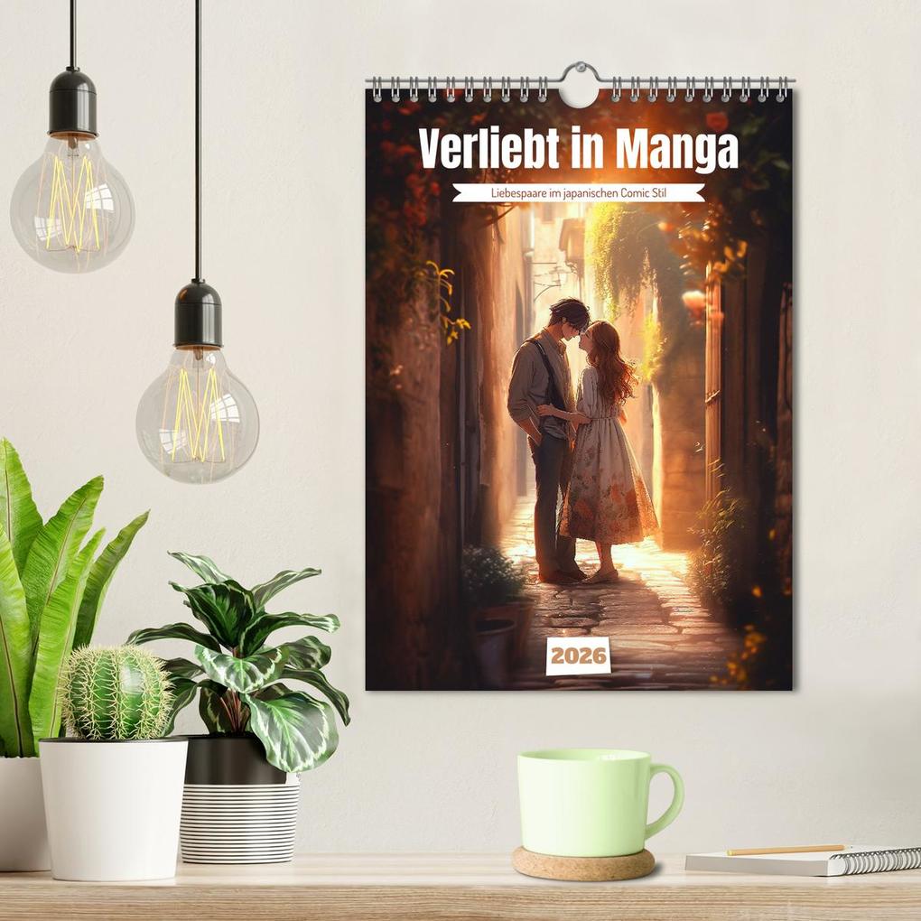 Weitere Ansicht: Verliebt in Manga (Wandkalender 2026 DIN A4 hoch), CALVENDO Monatskalender | Calvendo, Kerstin Waurick