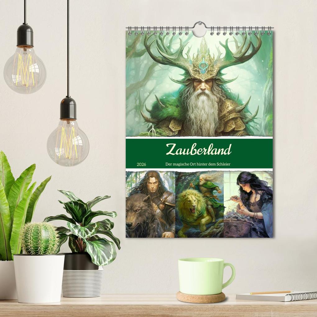 Weitere Ansicht: Zauberland. Der magische Ort hinter dem Schleier (Wandkalender 2026 DIN A4 hoch), CALVENDO Monatskalender | Calvendo, Rose Hurley